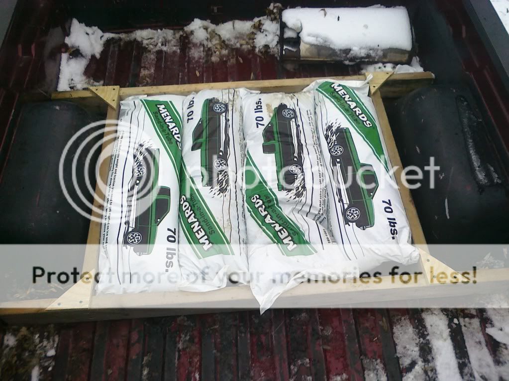 How much weight in the bed for winter? r/fordranger